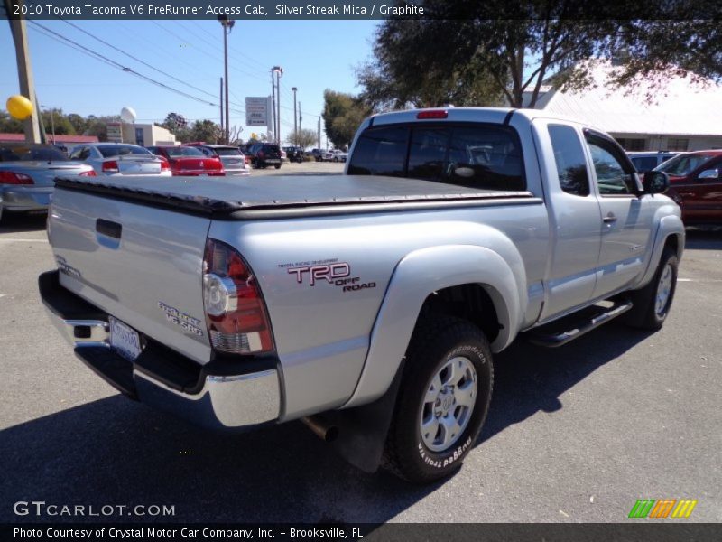 Silver Streak Mica / Graphite 2010 Toyota Tacoma V6 PreRunner Access Cab