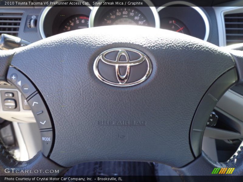 Silver Streak Mica / Graphite 2010 Toyota Tacoma V6 PreRunner Access Cab