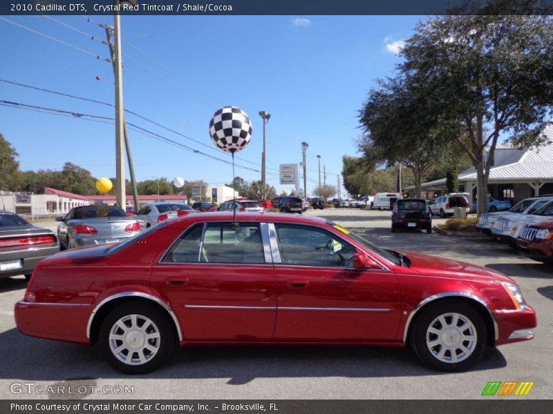 Crystal Red Tintcoat / Shale/Cocoa 2010 Cadillac DTS