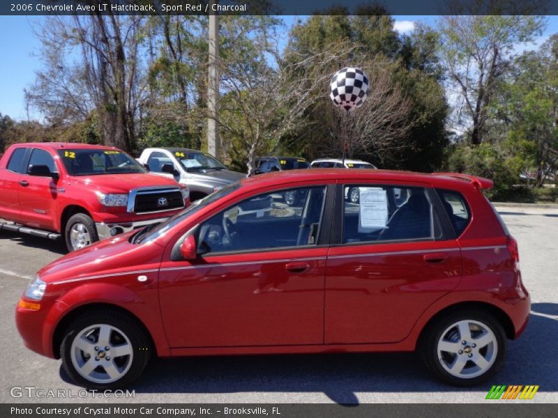 Sport Red / Charcoal 2006 Chevrolet Aveo LT Hatchback