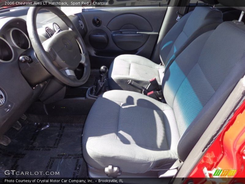  2006 Aveo LT Hatchback Charcoal Interior