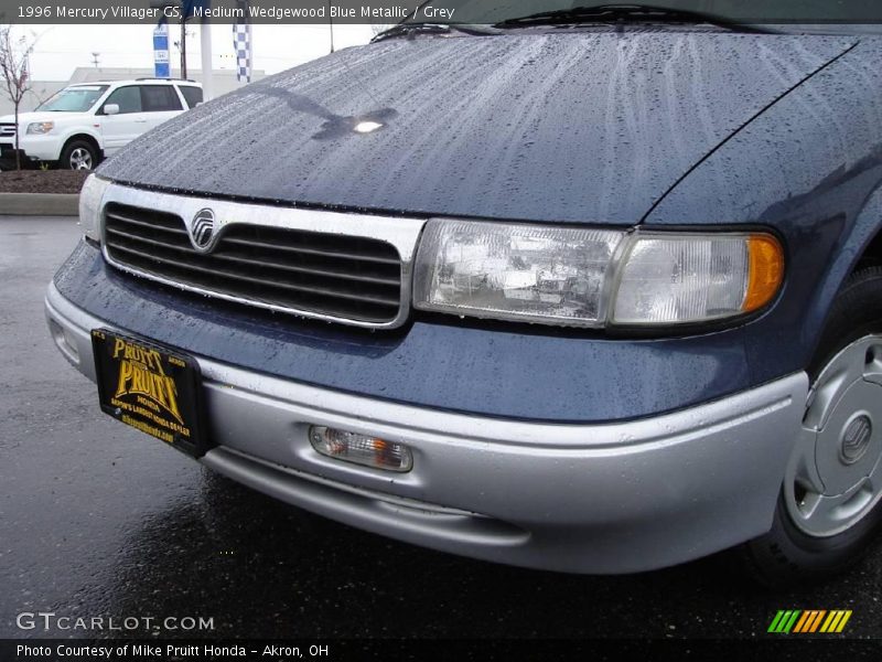 Medium Wedgewood Blue Metallic / Grey 1996 Mercury Villager GS