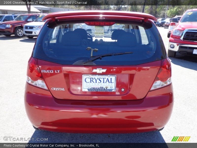 Sport Red / Charcoal 2006 Chevrolet Aveo LT Hatchback