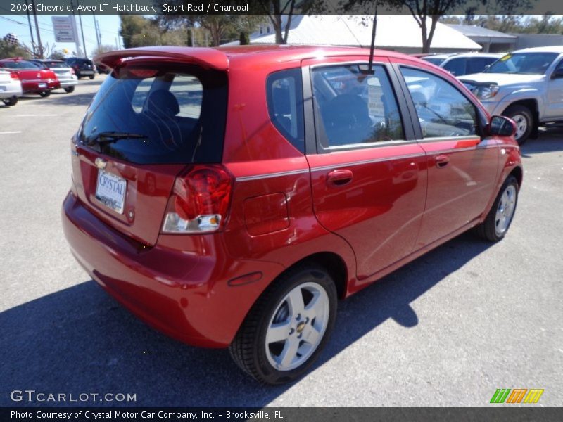 Sport Red / Charcoal 2006 Chevrolet Aveo LT Hatchback