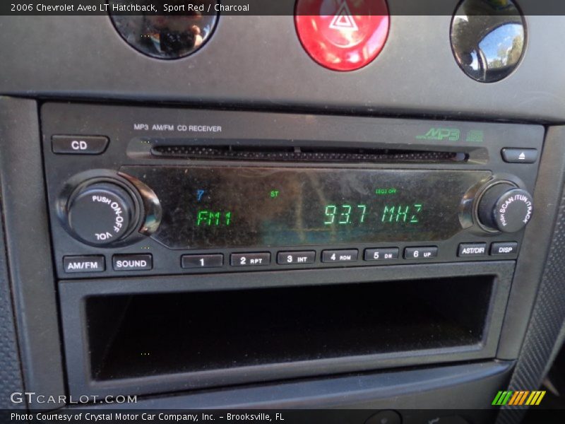 Audio System of 2006 Aveo LT Hatchback