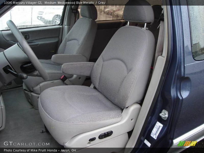 Medium Wedgewood Blue Metallic / Grey 1996 Mercury Villager GS