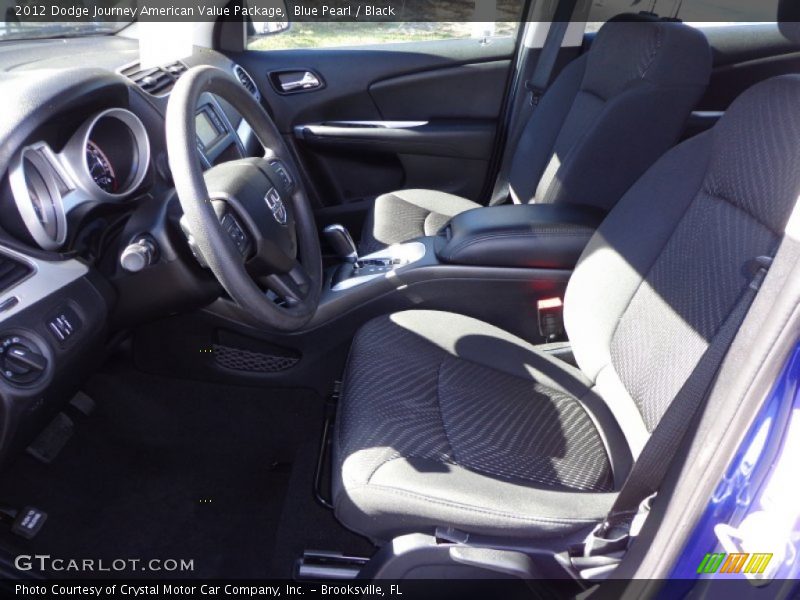Blue Pearl / Black 2012 Dodge Journey American Value Package