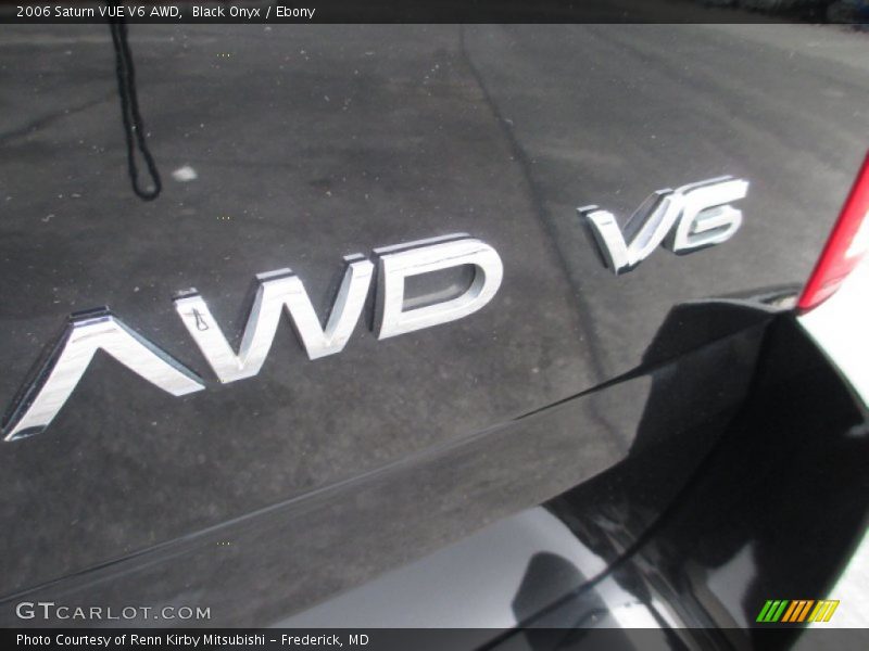 Black Onyx / Ebony 2006 Saturn VUE V6 AWD