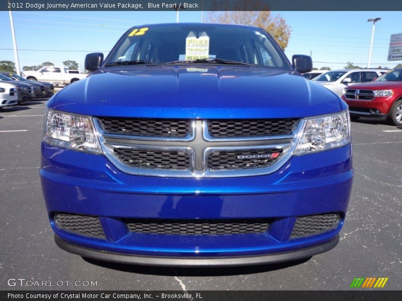 Blue Pearl / Black 2012 Dodge Journey American Value Package
