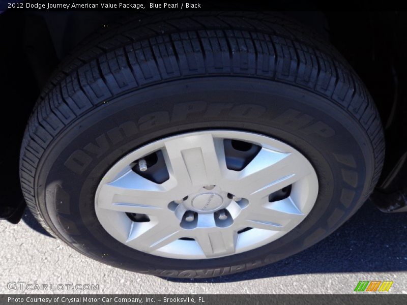 Blue Pearl / Black 2012 Dodge Journey American Value Package