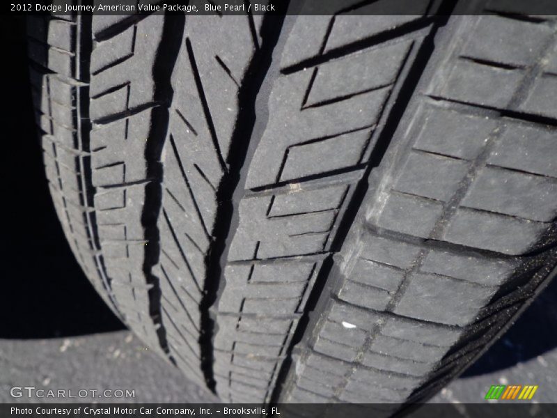 Blue Pearl / Black 2012 Dodge Journey American Value Package