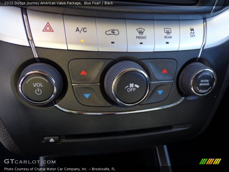 Blue Pearl / Black 2012 Dodge Journey American Value Package