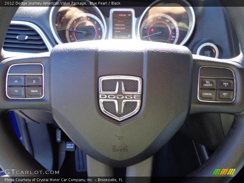 Blue Pearl / Black 2012 Dodge Journey American Value Package