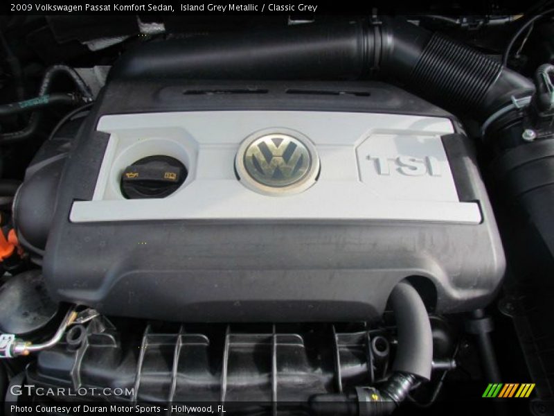 Island Grey Metallic / Classic Grey 2009 Volkswagen Passat Komfort Sedan