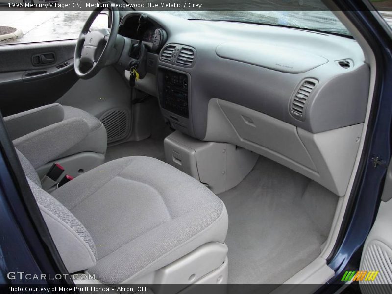 Medium Wedgewood Blue Metallic / Grey 1996 Mercury Villager GS