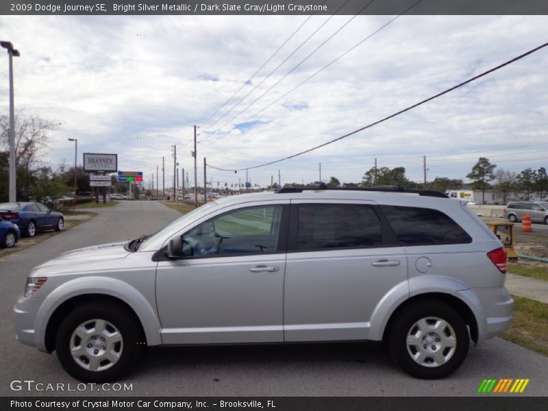 Bright Silver Metallic / Dark Slate Gray/Light Graystone 2009 Dodge Journey SE