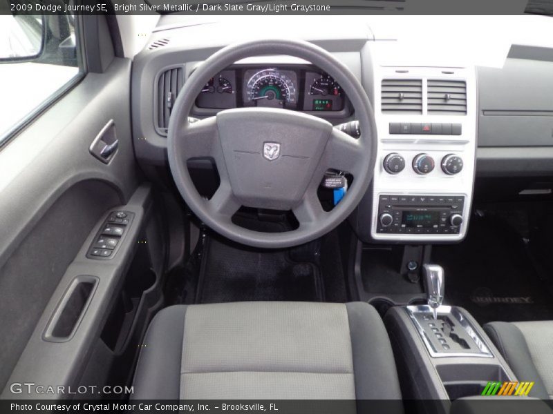 Bright Silver Metallic / Dark Slate Gray/Light Graystone 2009 Dodge Journey SE
