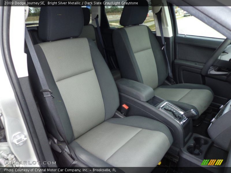 Bright Silver Metallic / Dark Slate Gray/Light Graystone 2009 Dodge Journey SE