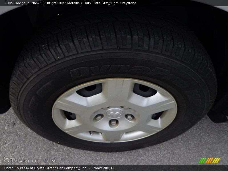 Bright Silver Metallic / Dark Slate Gray/Light Graystone 2009 Dodge Journey SE