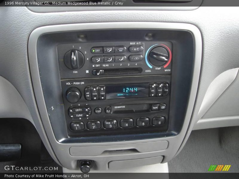 Medium Wedgewood Blue Metallic / Grey 1996 Mercury Villager GS