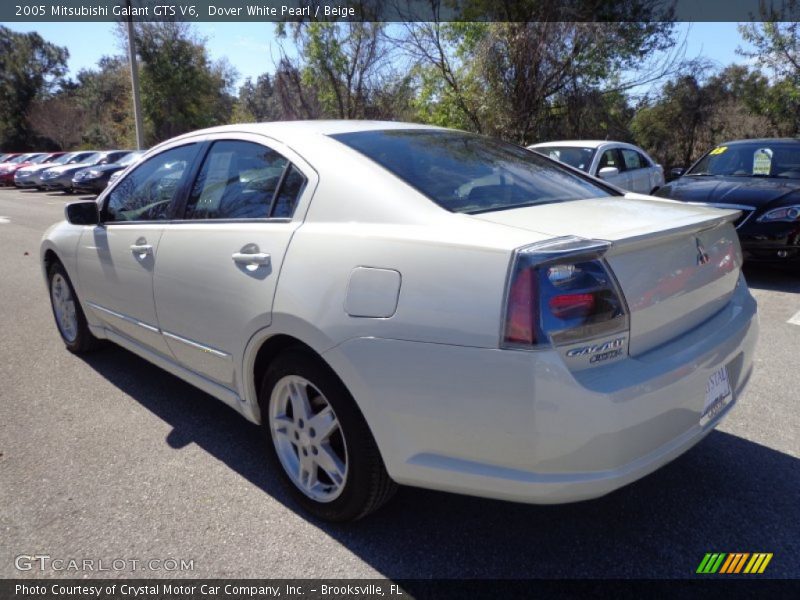 Dover White Pearl / Beige 2005 Mitsubishi Galant GTS V6