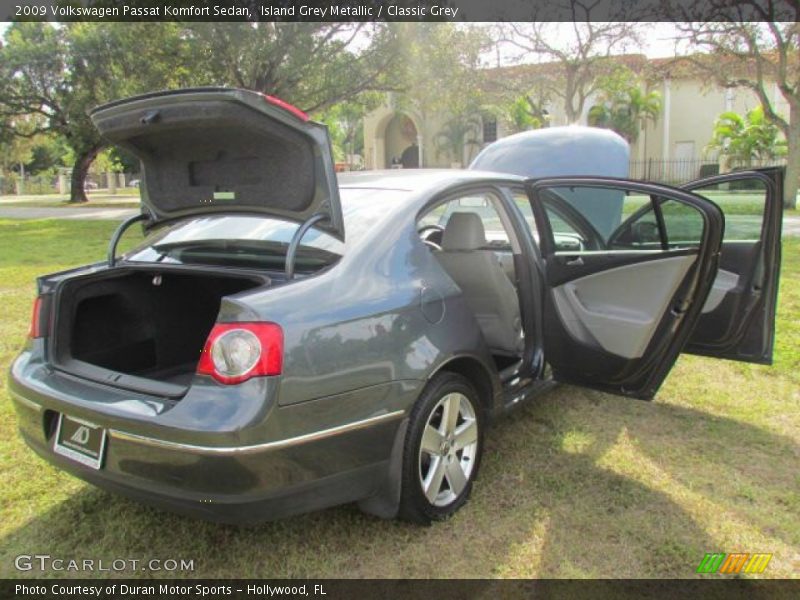 Island Grey Metallic / Classic Grey 2009 Volkswagen Passat Komfort Sedan