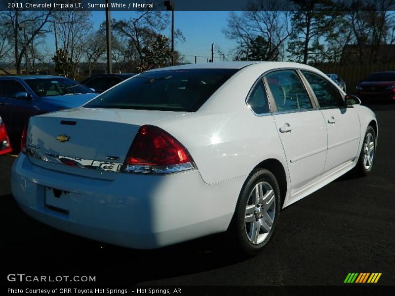 Summit White / Neutral 2011 Chevrolet Impala LT