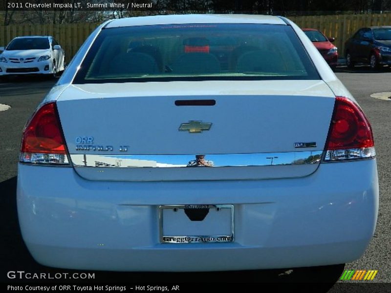 Summit White / Neutral 2011 Chevrolet Impala LT