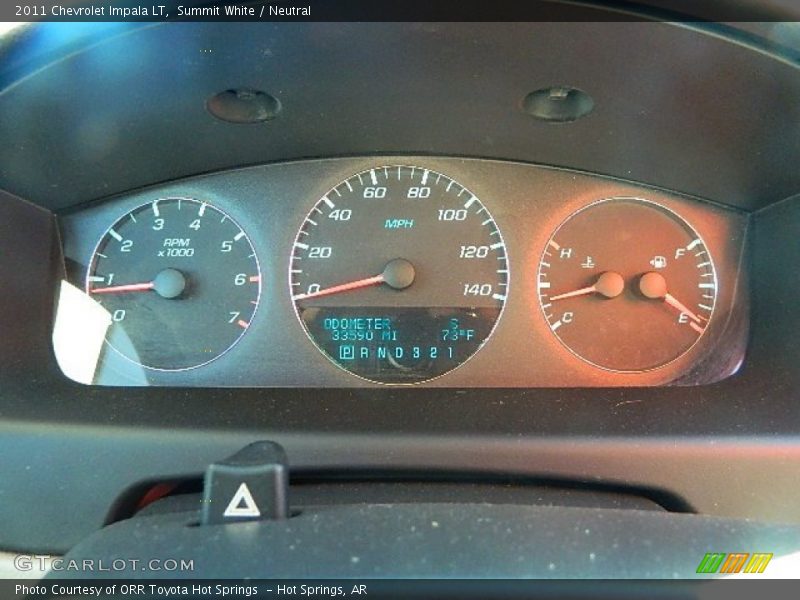  2011 Impala LT LT Gauges