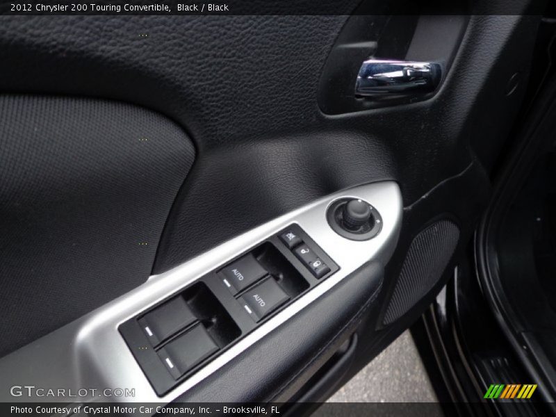 Black / Black 2012 Chrysler 200 Touring Convertible