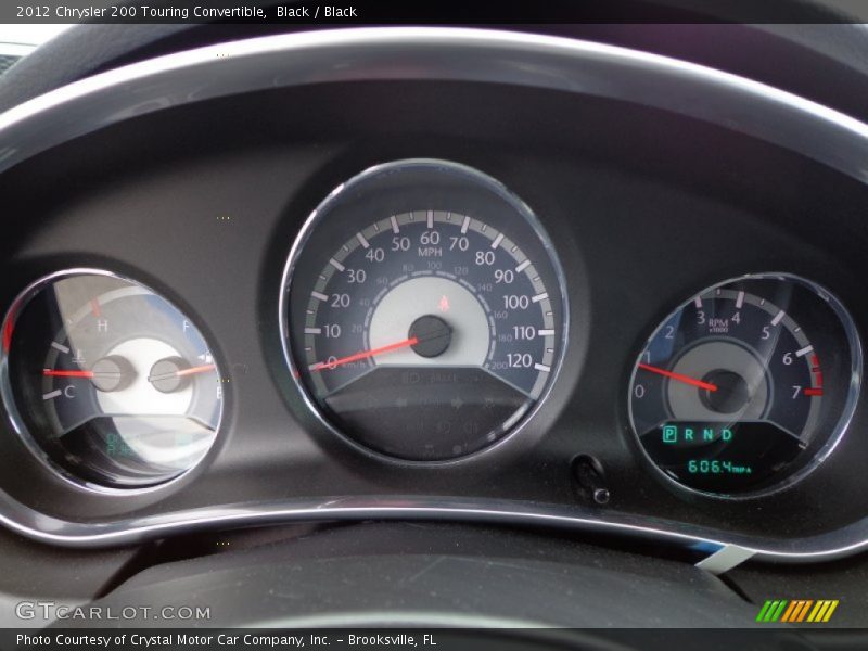  2012 200 Touring Convertible Touring Convertible Gauges