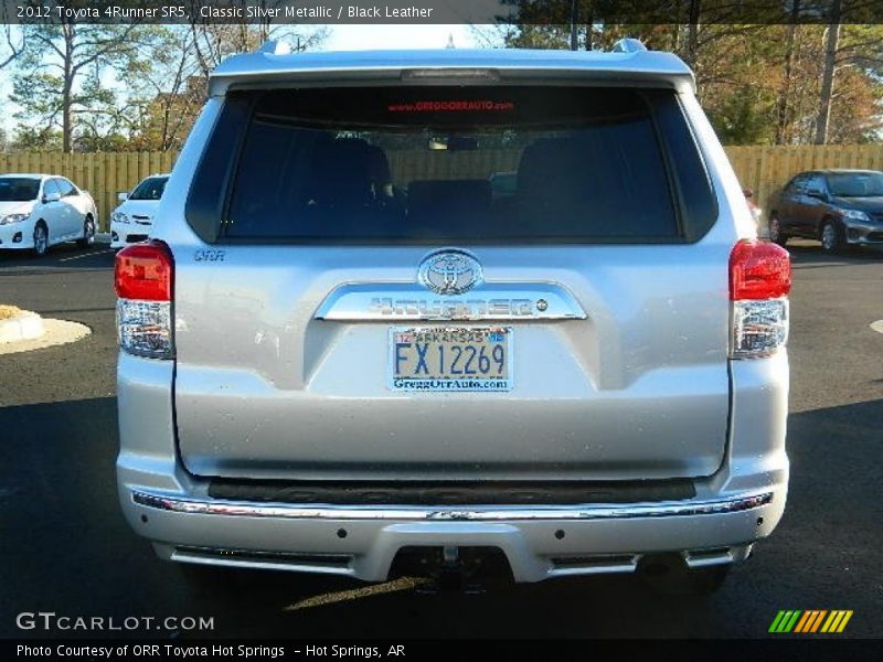 Classic Silver Metallic / Black Leather 2012 Toyota 4Runner SR5