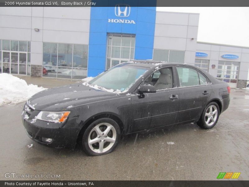 Ebony Black / Gray 2006 Hyundai Sonata GLS V6