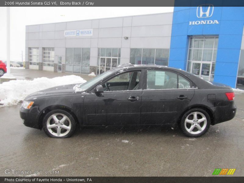 Ebony Black / Gray 2006 Hyundai Sonata GLS V6