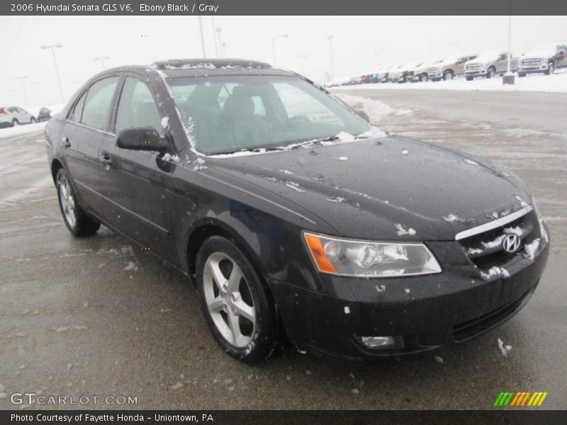Ebony Black / Gray 2006 Hyundai Sonata GLS V6