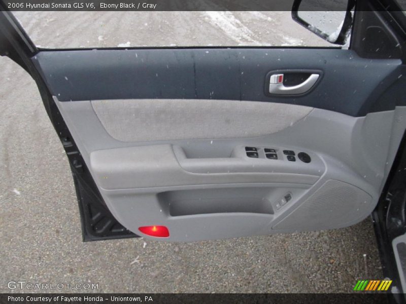 Ebony Black / Gray 2006 Hyundai Sonata GLS V6