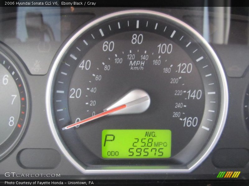 Ebony Black / Gray 2006 Hyundai Sonata GLS V6