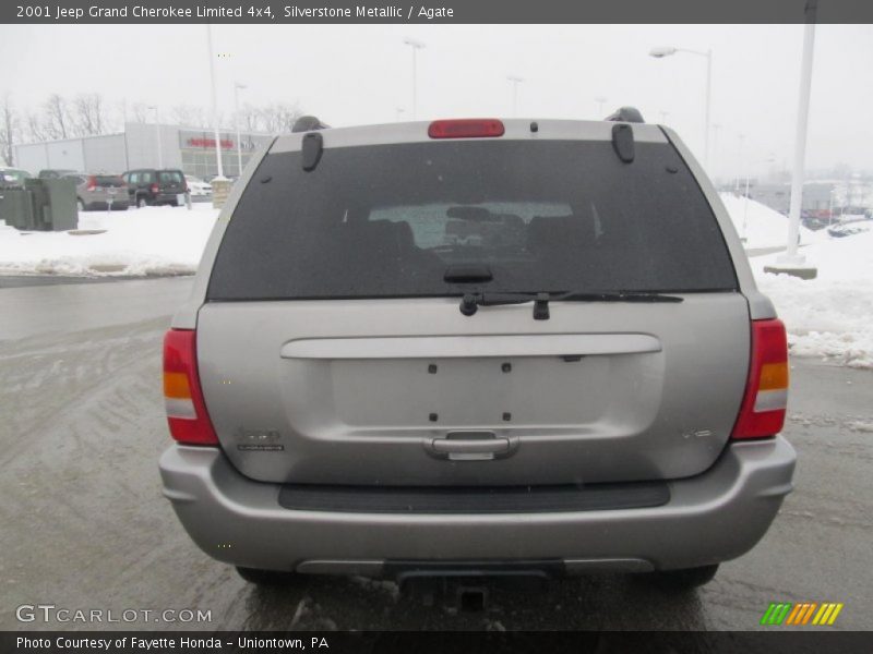 Silverstone Metallic / Agate 2001 Jeep Grand Cherokee Limited 4x4