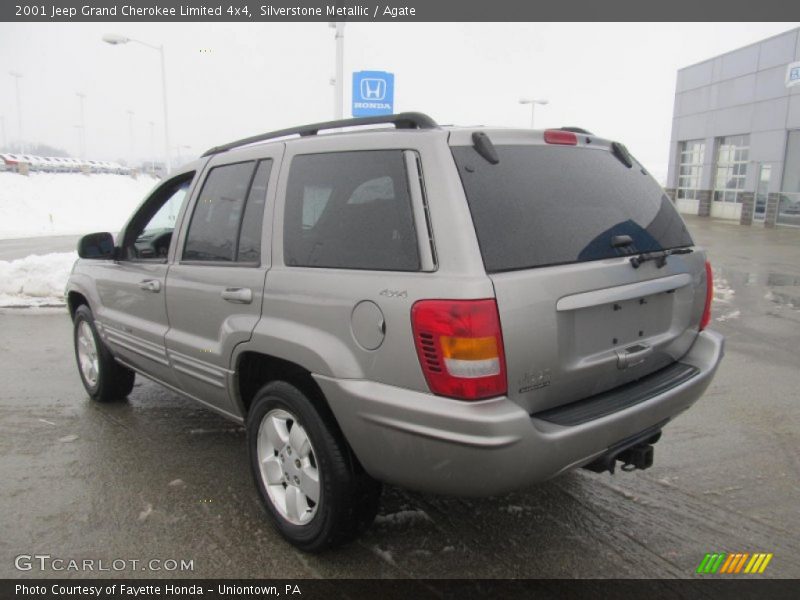 Silverstone Metallic / Agate 2001 Jeep Grand Cherokee Limited 4x4