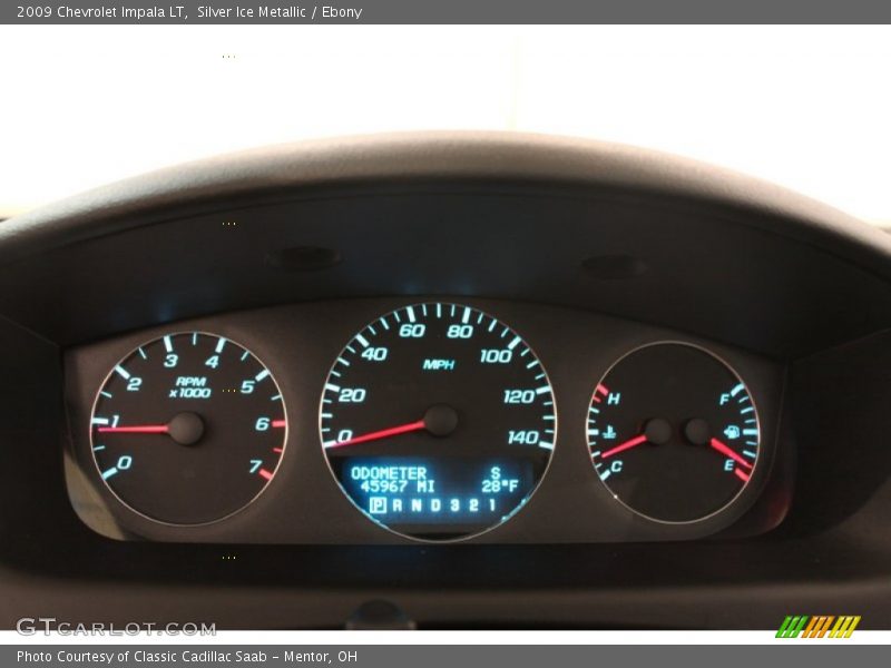 Silver Ice Metallic / Ebony 2009 Chevrolet Impala LT