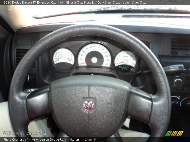 Mineral Gray Metallic / Dark Slate Gray/Medium Slate Gray 2010 Dodge Dakota ST Extended Cab 4x4