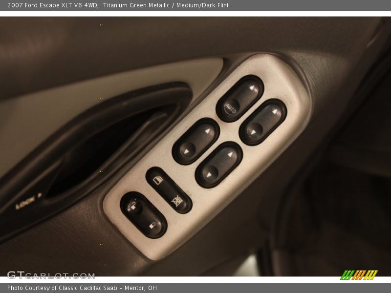 Titanium Green Metallic / Medium/Dark Flint 2007 Ford Escape XLT V6 4WD