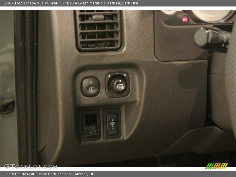 Titanium Green Metallic / Medium/Dark Flint 2007 Ford Escape XLT V6 4WD
