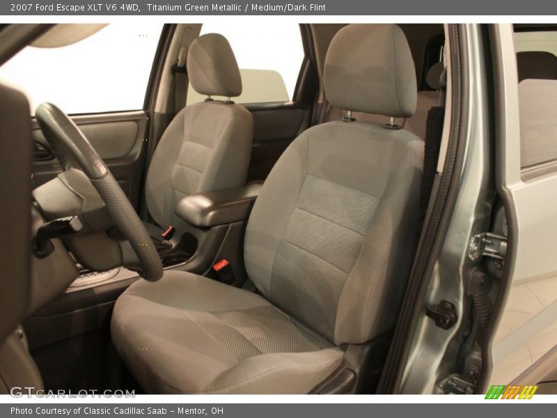 Titanium Green Metallic / Medium/Dark Flint 2007 Ford Escape XLT V6 4WD