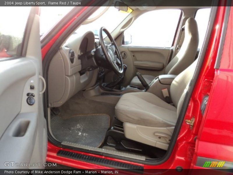  2004 Liberty Sport Taupe Interior