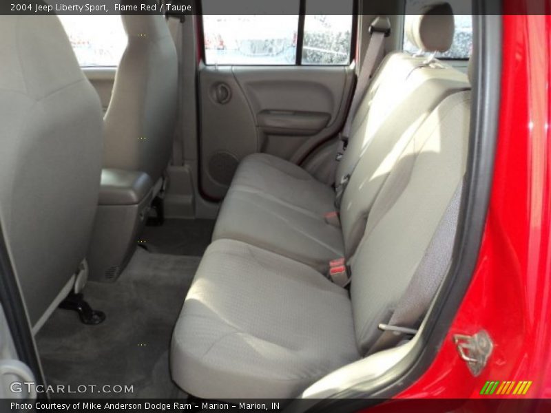 Rear Seat of 2004 Liberty Sport