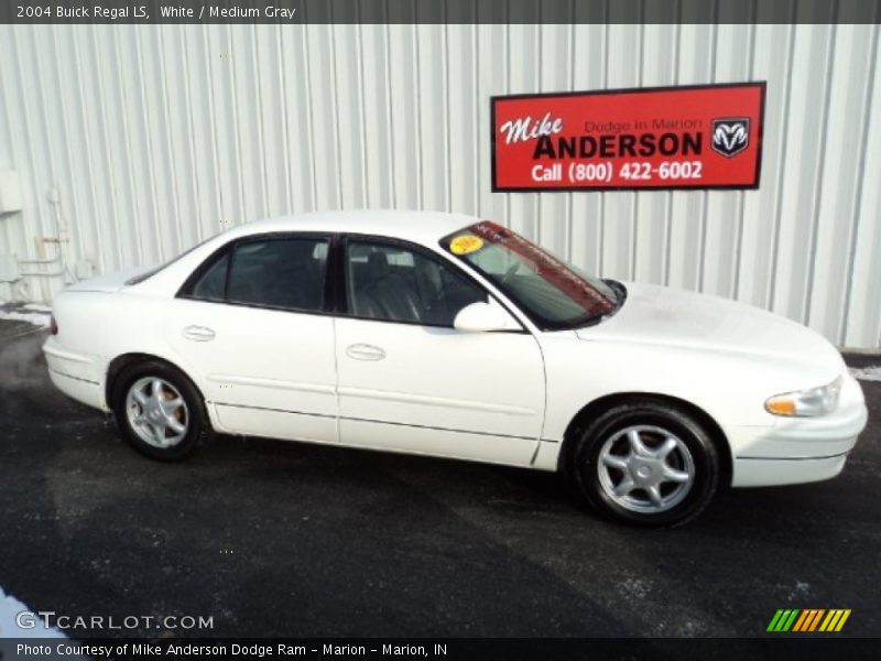 White / Medium Gray 2004 Buick Regal LS