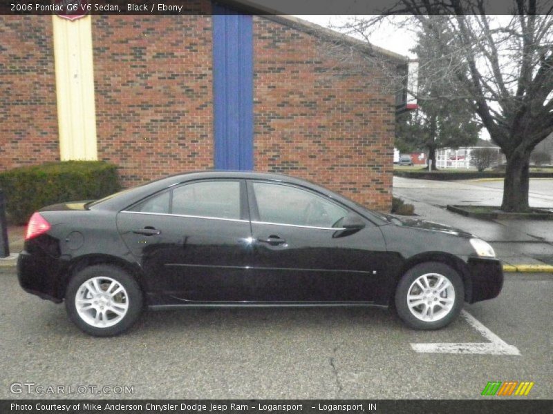 Black / Ebony 2006 Pontiac G6 V6 Sedan