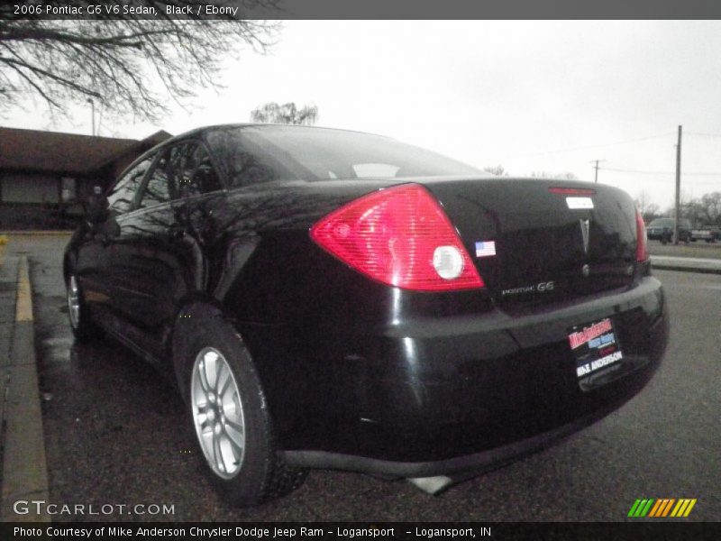 Black / Ebony 2006 Pontiac G6 V6 Sedan