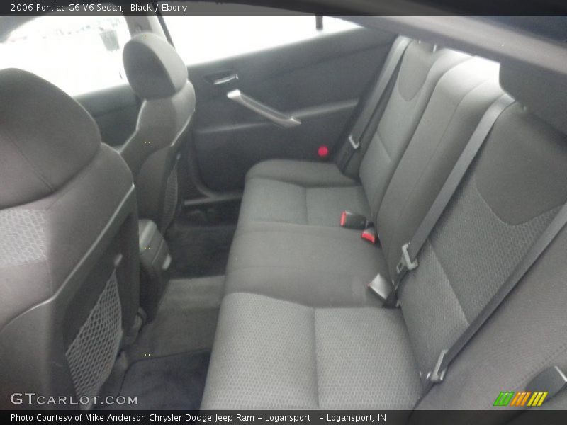 Black / Ebony 2006 Pontiac G6 V6 Sedan